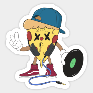 DJ Pizza Sticker